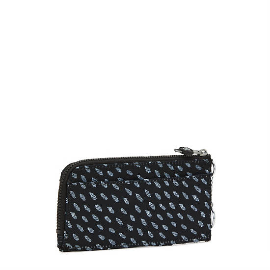 Portfele Kipling Dafni Printed Wallet Czarne Białe | PL 1040BE